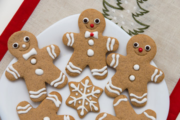 Happy Gingerbread Christmas Cookies Decoration