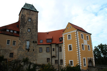 Fototapeta na wymiar Der Eingang zur Burg Hohenstein