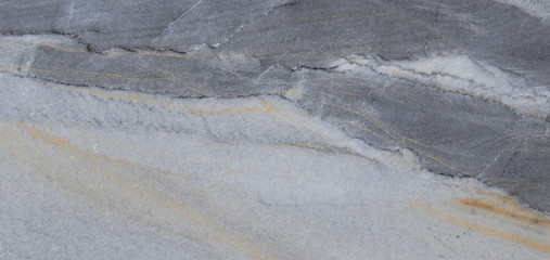 Obraz premium grey marble texture background with brown curly veins, rustic marble with cracked, it can be used for interior-exterior home decoration and ceramic tile surface, wallpaper.