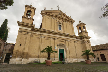 Fototapeta na wymiar the church of Sant'Anastasia al Palatino. Rome, Italy