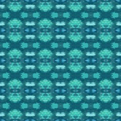 seamless repeating pattern graphic with teal blue, teal and medium turquoise color