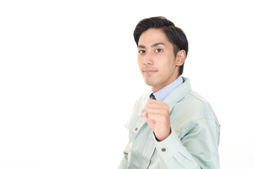 若い男性作業員