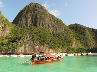 Plakat boat in thailand