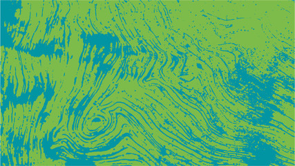 Obraz premium Organic, natural pattern. Green and blue outline drawing on surface. Save world concept background. Eco colors. Wavy and cloudy pattern, background and texture. Natural backdrop.