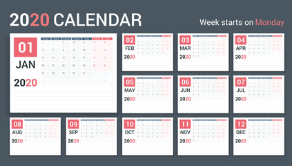 2020 Calendar - Planner