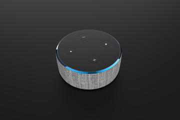3d rendering of voice recognition system.3d illustration