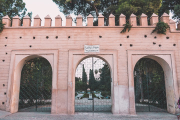 Moroccan monument located at medina quarter of Fez, Morocco