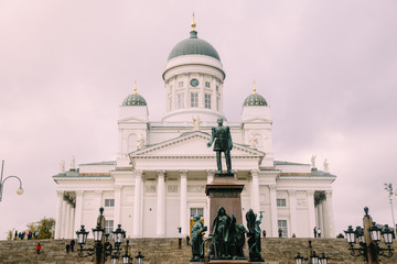 Finland island near Helsinki wih old castle Sumalin