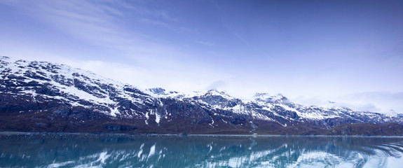 Glacier Bay National Park, Alaska, USA, is a natural heritage of the world, global warming, melting glaciers