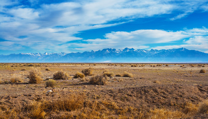 Dry valley in the foothills of Sangre de Cristo Range.
