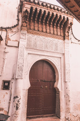Moroccan monument located at medina quarter of Fez, Morocco