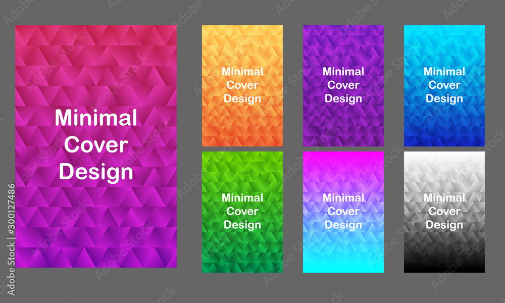 Poster minimal modern cover design. dynamic colorful gradients. future geometric patterns. poster template 