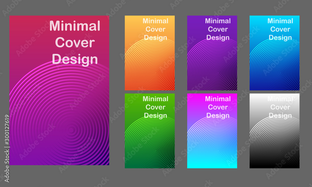 Poster minimal modern cover design. dynamic colorful gradients. future geometric patterns. poster template 