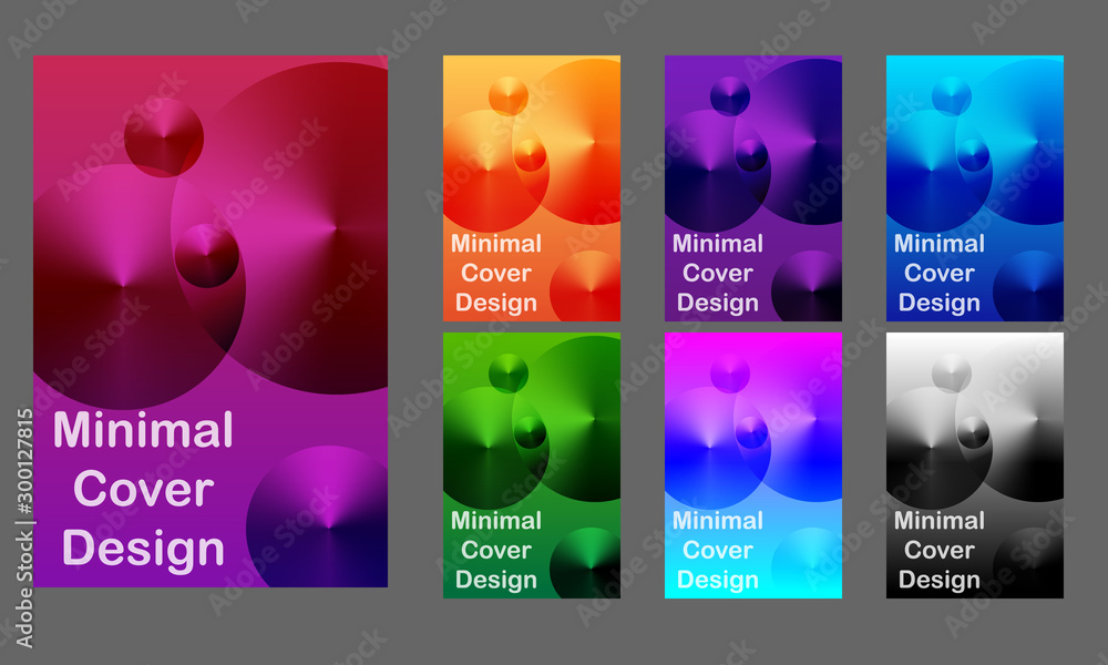 Poster minimal modern cover design. dynamic colorful gradients. future geometric patterns. poster template 