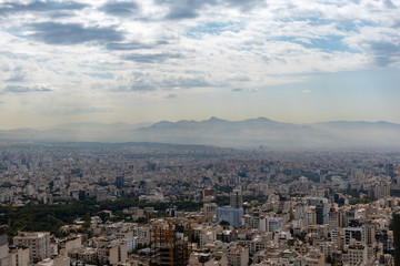Fototapeta na wymiar Vew of the city of Teheran - Iran