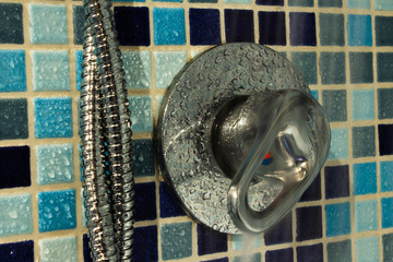 taking a shower is environmentally friendly if the water is closed while soaping up