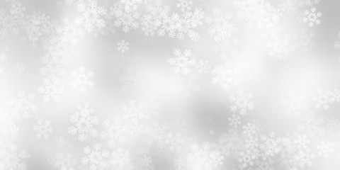 white snow blur abstract background. Bokeh Christmas blurred beautiful shiny Christmas lights