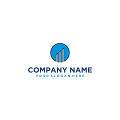 Obraz premium Financial logo design vector