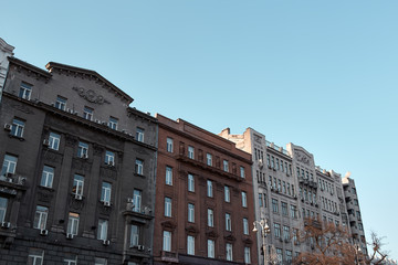 Fototapeta premium old buildings in Kiev Ukraine