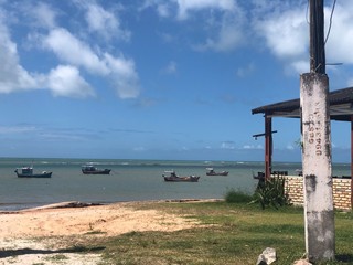 house on coast of sea