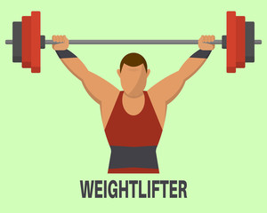 Weightlifter's icon