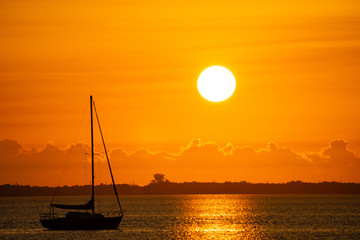 Sunrise on the river