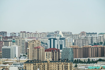 Aserbaidschan- Skyline von Baku