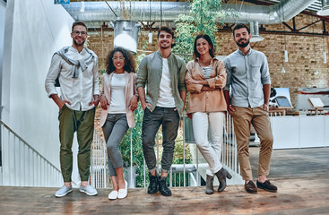 Young business people in office