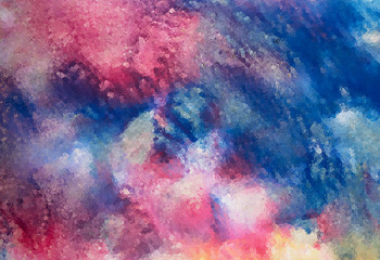 Fundo abstrato azul e cor-de-rosa