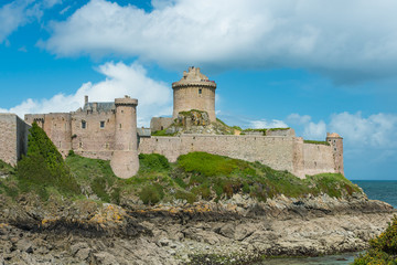 Fototapeta na wymiar Fort La Latte, France, Brittany