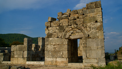 Ruins of ancient city of Caunos