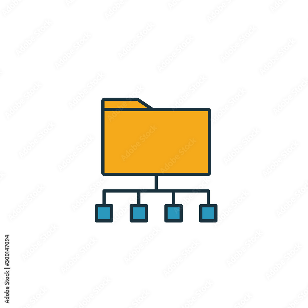 Poster archiving icon. simple element from icons collection. creative archiving icon ui, ux, apps, software
