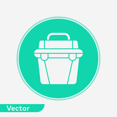Toolbox vector icon sign symbol
