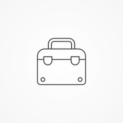 Toolbox vector icon sign symbol