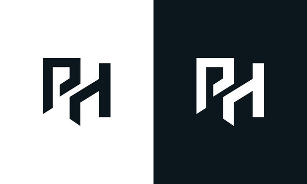 Initial PH Letter Logo Template Design:: tasmeemME.com