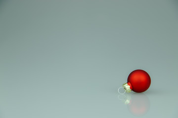 christmas ball on white background