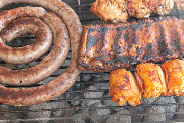 meat on a braai