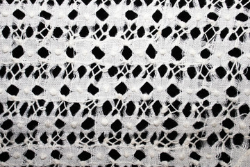 Pretty Vintage Victorian Lace on Black Background