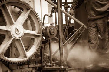 tren vapor ferrocarril histórico