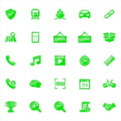 Set of ecommerce Icons with trendy flat style icon for web site design, logo, app, UI. Collection of online shopping icon. Vector illustration
