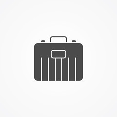 Suitcase vector icon sign symbol