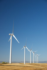 Fototapeta premium Wind energy concept