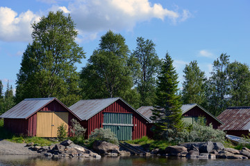 traditional wooden house, jämtland sverige