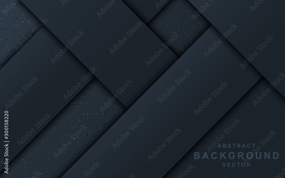 Poster abstract black diagonal overlap background