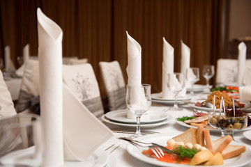 banquet in a restaurant, party in a restaurant