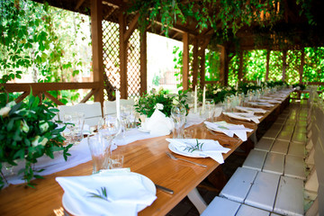 banquet in a restaurant, party in a restaurant