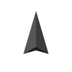 The arrow icon. For your web design. Simple vector illustration