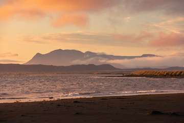 Hunafjordur beach at North Iceland.	
