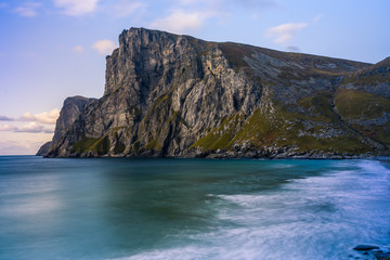 Fototapeta premium Ryten and Kvalvika beach