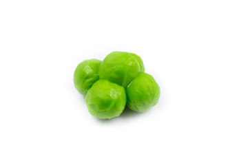 Childs toy plastic food molded 1/6th scale cabbages